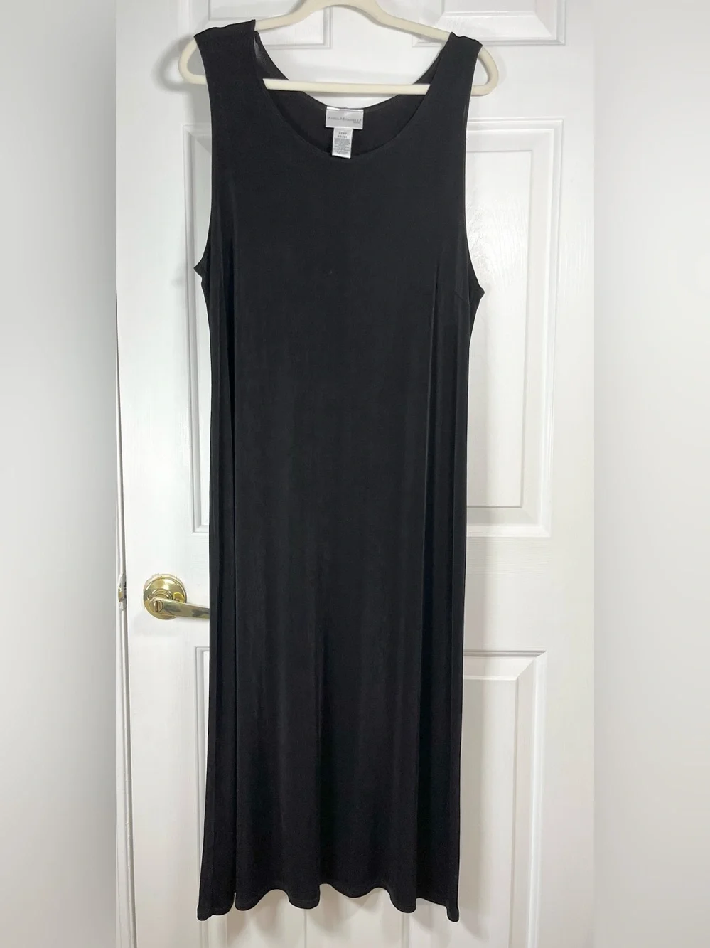 Anna Maxwell Black Petite Maxi Dress 2XWP (22/24)